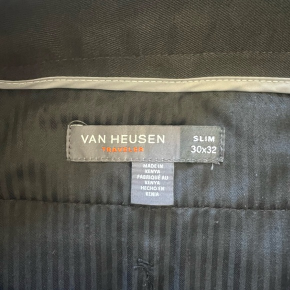 Vanhuesen Straight Black Dress Pants - Picture 4 of 4